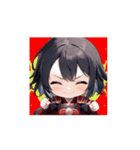 赤のちび戦士スタンプ003（個別スタンプ：16）