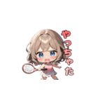 ウィンブルドンを目指す☆テニスガール！（個別スタンプ：25）