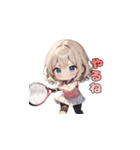 ウィンブルドンを目指す☆テニスガール！（個別スタンプ：31）