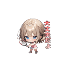 ウィンブルドンを目指す☆テニスガール！（個別スタンプ：33）