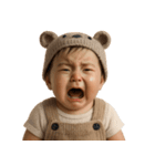 可愛すぎる赤ちゃん×日常！3Dリアル（個別スタンプ：25）