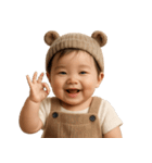 可愛すぎる赤ちゃん×日常！3Dリアル（個別スタンプ：40）