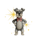 愉快なシュナウザースタンプ（個別スタンプ：1）