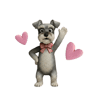 愉快なシュナウザースタンプ（個別スタンプ：2）