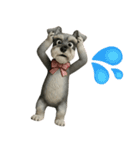 愉快なシュナウザースタンプ（個別スタンプ：6）