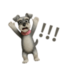 愉快なシュナウザースタンプ（個別スタンプ：8）
