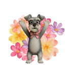 愉快なシュナウザースタンプ（個別スタンプ：11）