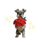 愉快なシュナウザースタンプ（個別スタンプ：13）