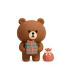 3D◎こぐまさんスタンプ #5（個別スタンプ：13）