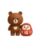 3D◎こぐまさんスタンプ #5（個別スタンプ：28）