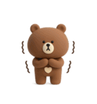 3D◎こぐまさんスタンプ #5（個別スタンプ：30）