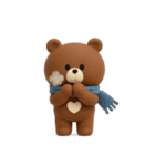 3D◎こぐまさんスタンプ #5（個別スタンプ：37）