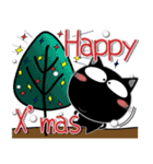 黒猫★お正月とクリスマス（再販）（個別スタンプ：15）