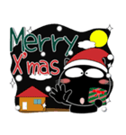 黒猫★お正月とクリスマス（再販）（個別スタンプ：16）