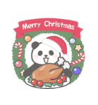 飛び出す♡ゆるかわパンダンミニ正月:再販（個別スタンプ：20）