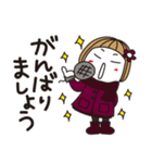 はな子✿ずっと使える冬と年末年始（個別スタンプ：10）