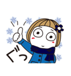 はな子✿ずっと使える冬と年末年始（個別スタンプ：14）