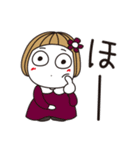 はな子✿ずっと使える冬と年末年始（個別スタンプ：16）