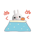 冬の毎日☆ふんわかウサギ（個別スタンプ：11）
