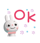 冬の毎日☆ふんわかウサギ（個別スタンプ：23）