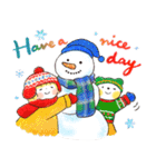 はるちゃんとふうくん キラキラ冬だより（個別スタンプ：8）