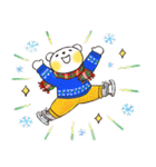 はるちゃんとふうくん キラキラ冬だより（個別スタンプ：32）