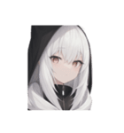 引きこもり黒パーカー たまに無言（個別スタンプ：17）