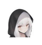 引きこもり黒パーカー たまに無言（個別スタンプ：19）