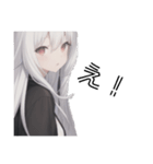 引きこもり黒パーカー たまに無言（個別スタンプ：26）