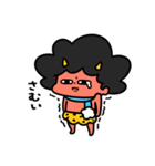 泣きむしおにちゃん冬支度（個別スタンプ：3）