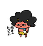 泣きむしおにちゃん冬支度（個別スタンプ：17）