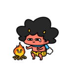 泣きむしおにちゃん冬支度（個別スタンプ：34）