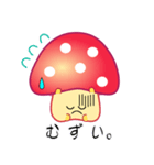 nobobi 赤いキノコっち（個別スタンプ：19）
