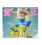 【再販】新春噴射猫メッセージ（個別スタンプ：23）