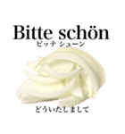 国産玉ねぎ【ドイツ語】（個別スタンプ：2）