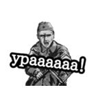 ミリタリー劇画スタンプ 突撃編2（個別スタンプ：4）