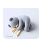 うつクマ ネガティブ感情 気力ゼロ（個別スタンプ：1）