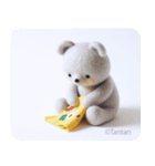 うつクマ ネガティブ感情 気力ゼロ（個別スタンプ：5）