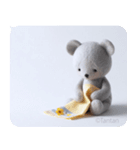 うつクマ ネガティブ感情 気力ゼロ（個別スタンプ：11）