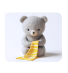 うつクマ ネガティブ感情 気力ゼロ（個別スタンプ：13）