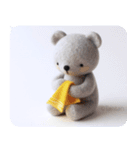 うつクマ ネガティブ感情 気力ゼロ（個別スタンプ：15）