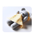 うつクマ ネガティブ感情 気力ゼロ（個別スタンプ：31）