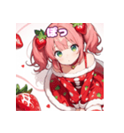 ベリースイートな苺姫の日常5 Full pack（個別スタンプ：5）