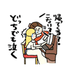 名画母の子供、家族に送る年末年始★poca（個別スタンプ：12）