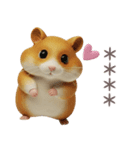 コロコロハムスターの日常カスタムスタンプ（個別スタンプ：1）