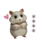コロコロハムスターの日常カスタムスタンプ（個別スタンプ：2）