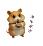 コロコロハムスターの日常カスタムスタンプ（個別スタンプ：5）