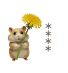 コロコロハムスターの日常カスタムスタンプ（個別スタンプ：9）