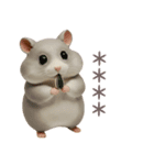 コロコロハムスターの日常カスタムスタンプ（個別スタンプ：16）