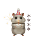 コロコロハムスターの日常カスタムスタンプ（個別スタンプ：17）